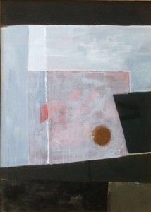 "Fire and rain" - 34cm x 39cm